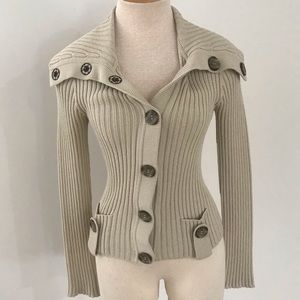 Escada Button Down Cardigan